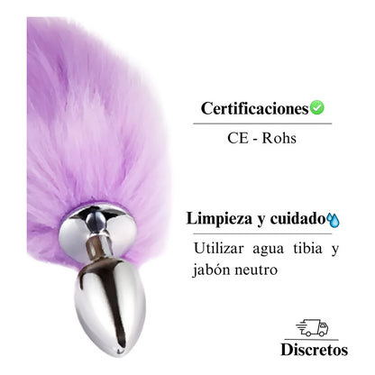 Foxy - kit plug anal cola vincha zorro