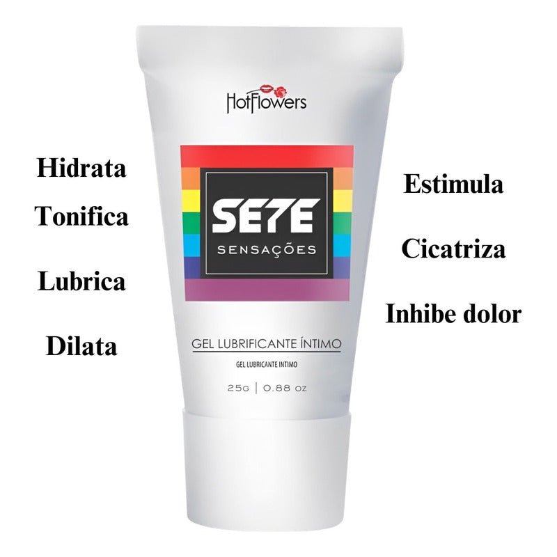 Siete sensaciones - gel lubricante agua