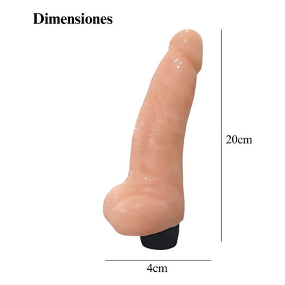 Leo - consolador pene testículos realista 20cm