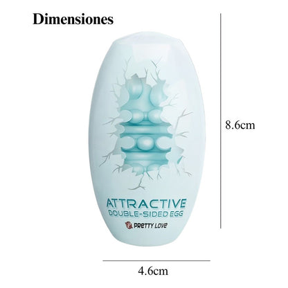 Huevo Masturbador - doble textura reversible