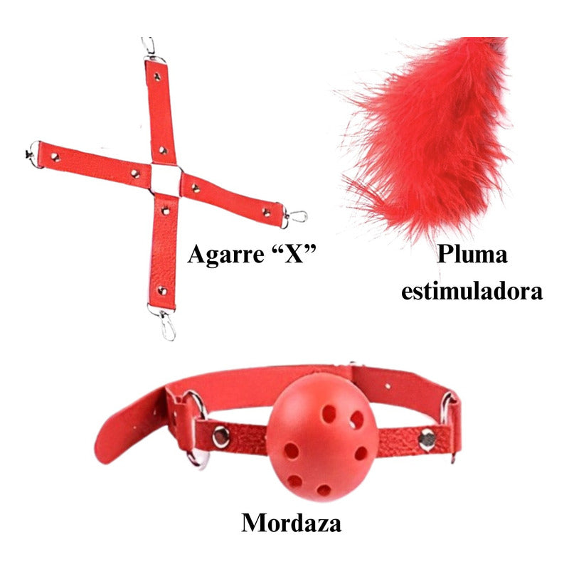 Euforia - kit 10 en 1 bdsm bondage
