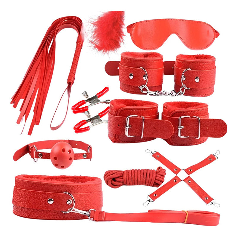 Euforia - kit 10 en 1 bdsm bondage