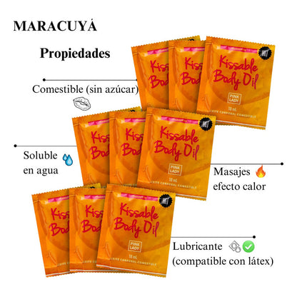 Lubricante comestible - vaginal anal masajes caja 30 unidades