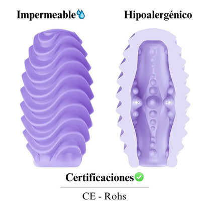 Huevo Masturbador - doble textura reversible