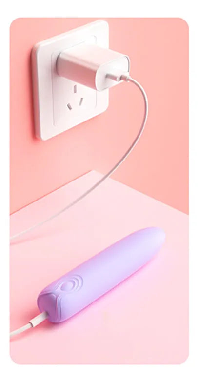 Bala Vibradora Soft con 10 Frecuencias USB