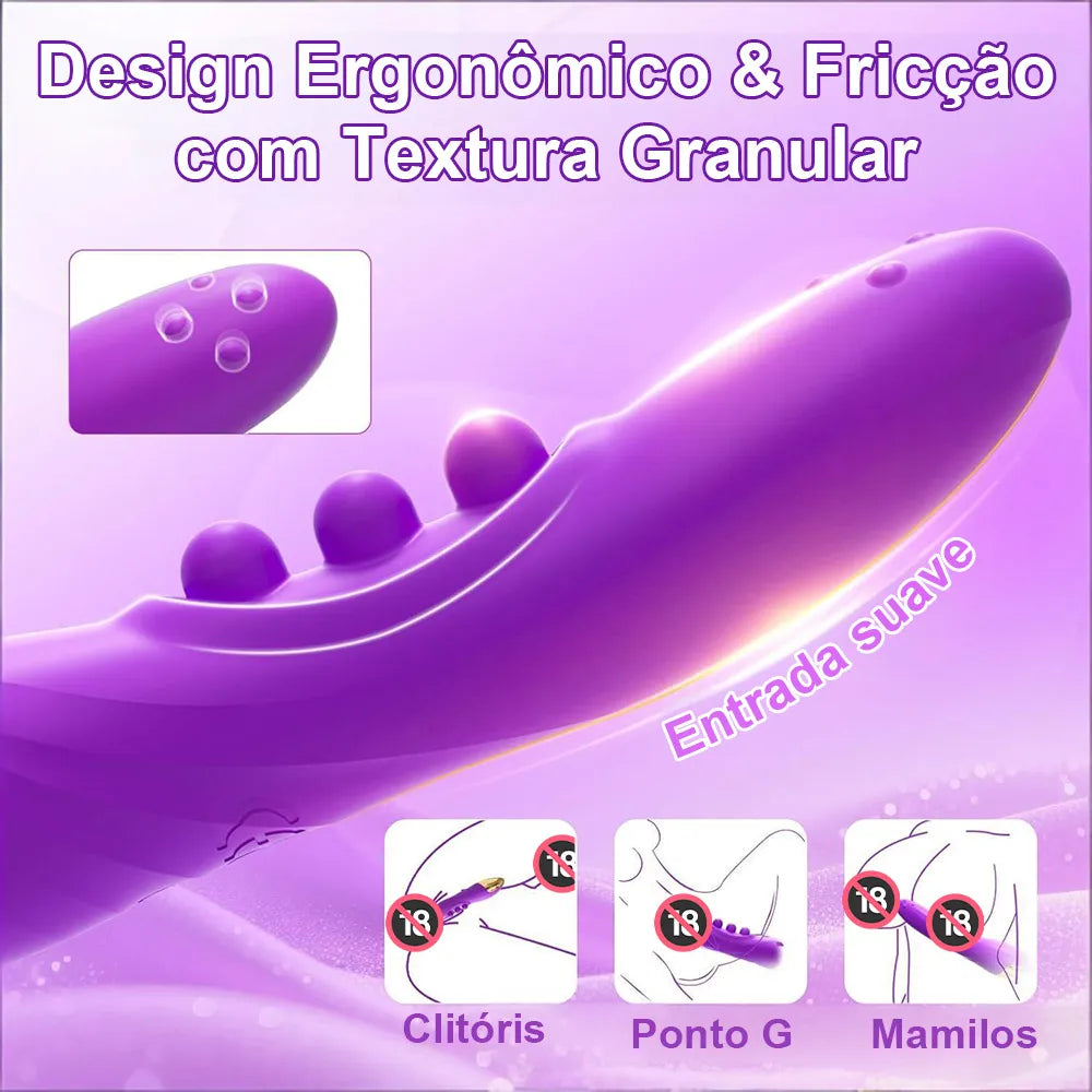 Nero - Vibrador con Pulsión Recargable USB