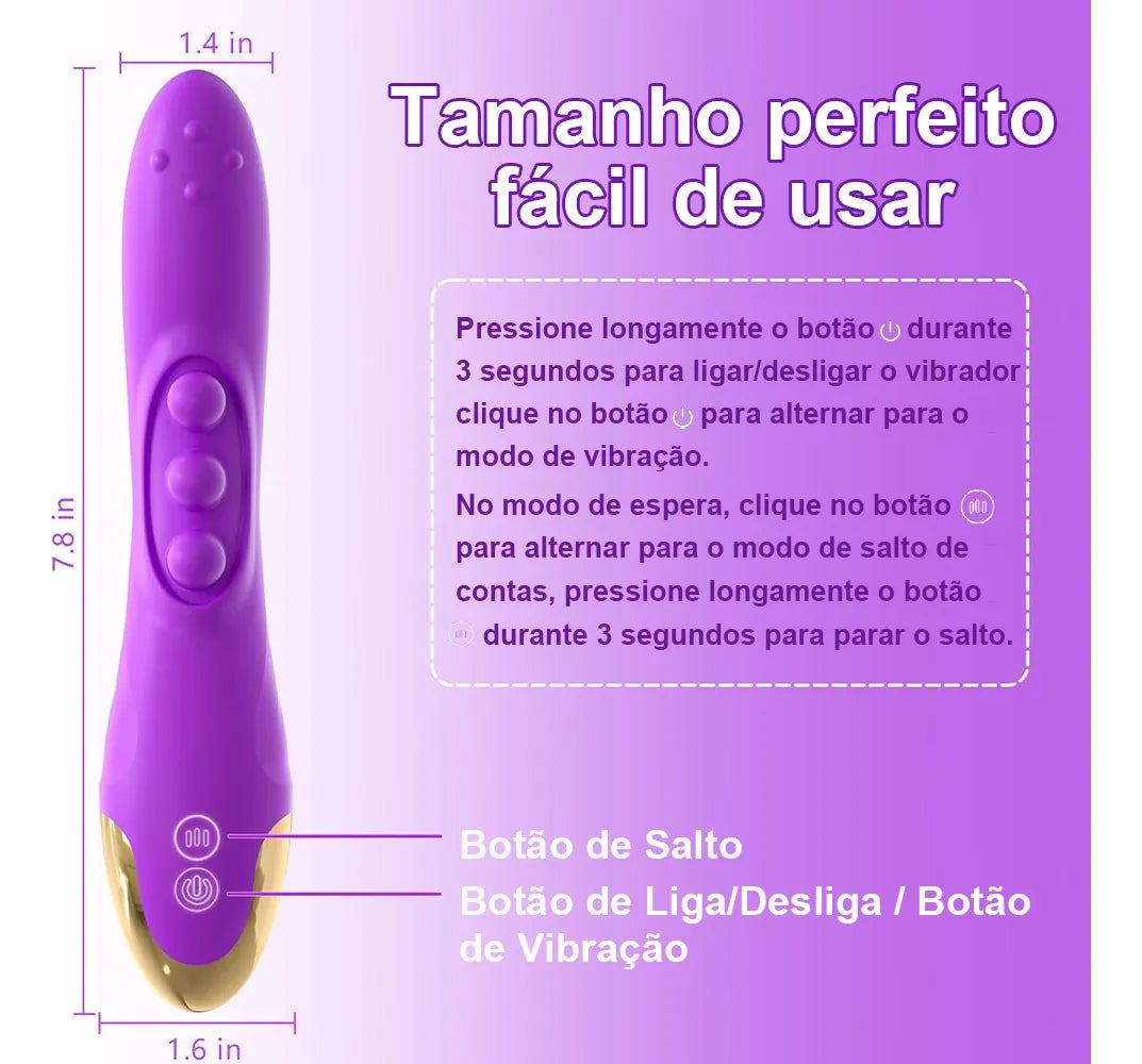 Nero - Vibrador con Pulsión Recargable USB