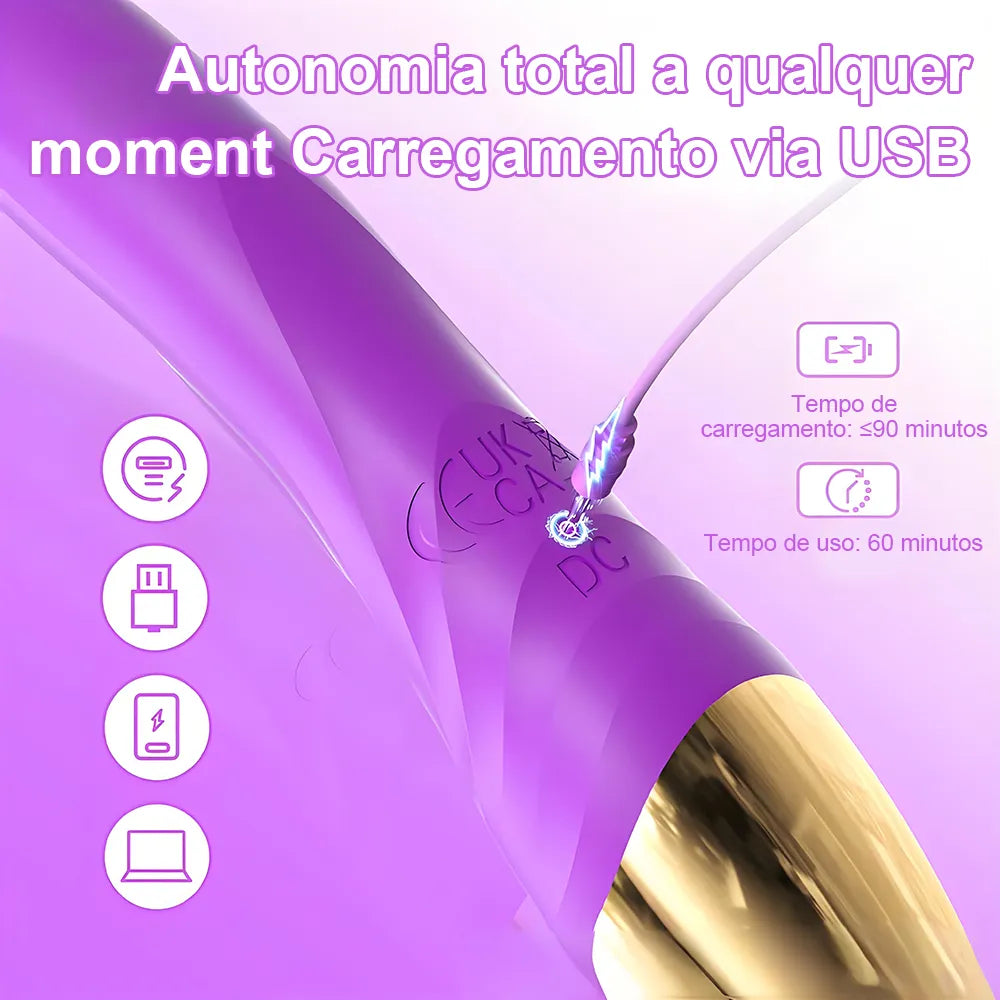 Nero - Vibrador con Pulsión Recargable USB