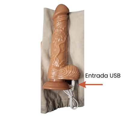 Bruno - consolador multivelocidad pene realista 20cm
