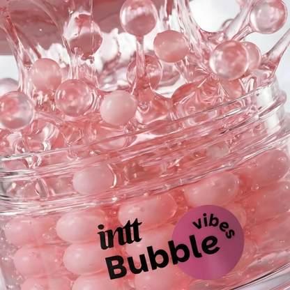 Envase de Bubble Vibes, gel deslizante con microesferas de activación