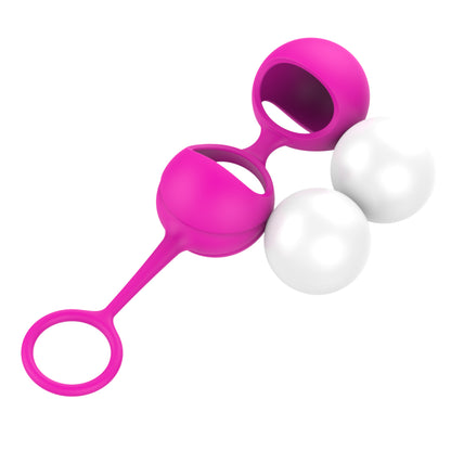 Bola China de Silicona Médica Doble | Entrenamiento Piso Pélvico Impermeables