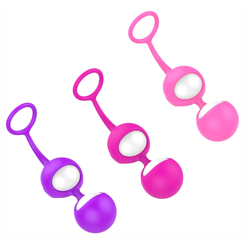 Bola China de Silicona Médica Doble | Entrenamiento Piso Pélvico Impermeables