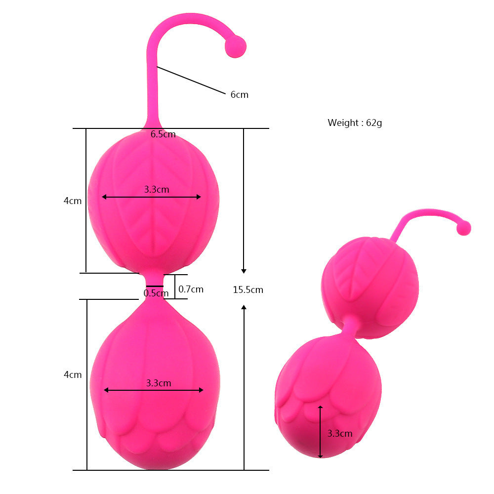 Bola China Con Forma De Flor Silicona Ejercitador Kegel