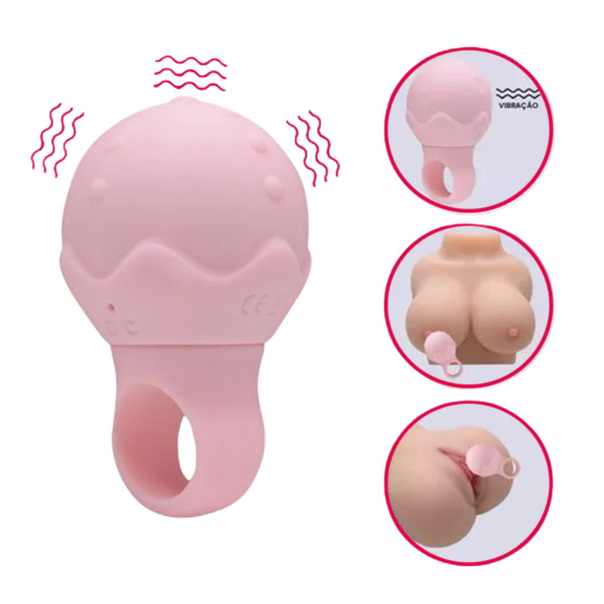 Daphne – Estimulador de Clitoris Anillo Vibrador USB 10 Velocidades