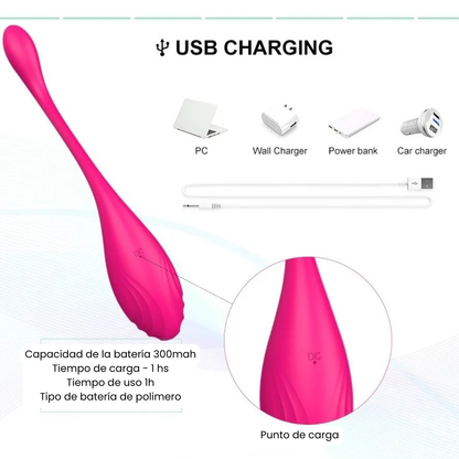 Vibrador Estimulador de Clítoris con App – 12 Modos | Recargable