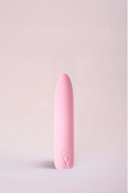 Bala vibradora Soft compacta en rosa y violeta con 10 frecuencias