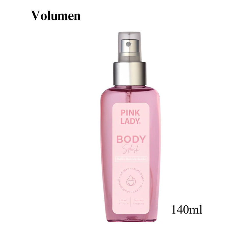 Fragancia frutal manzana sandía melón del Body Splash PINK LADY.
