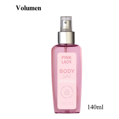Fragancia frutal manzana sandía melón del Body Splash PINK LADY.
