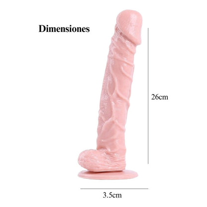 Consoladores realistas con textura venosa y glande definido – Enzo Vibra