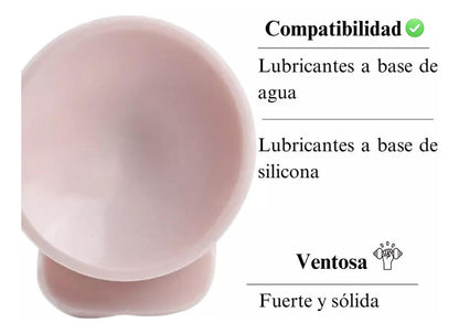 Detalle del escroto y glande realista del dildo Adrián Vibra