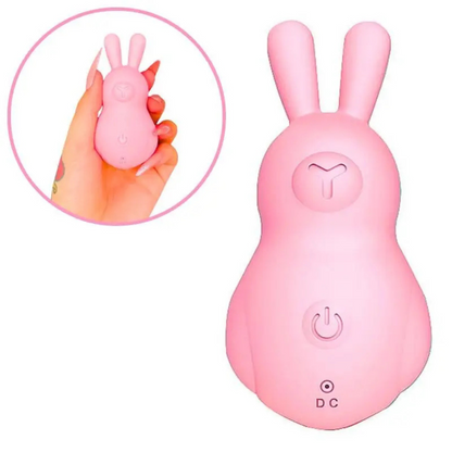 Estimulador Bunny recargable USB con 12 modos de vibración