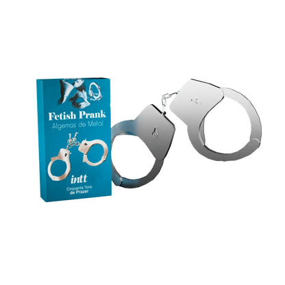 Esposas Metálicas Fetiche BDSM Traba Anti-Pánico