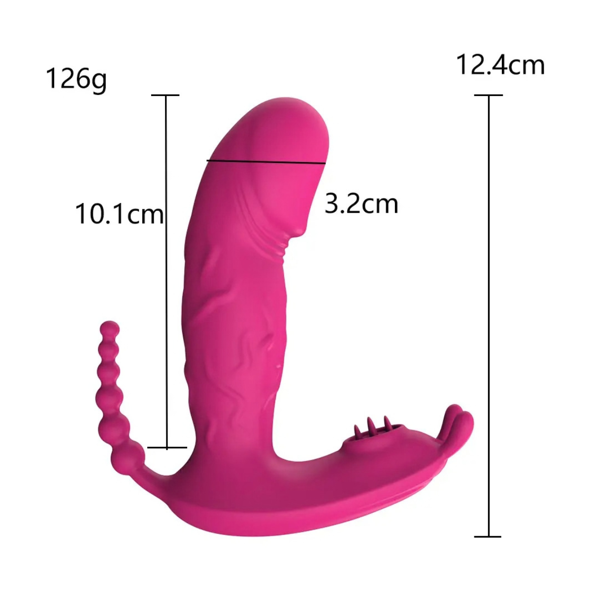Cable de carga USB incluido con el vibrador Flame