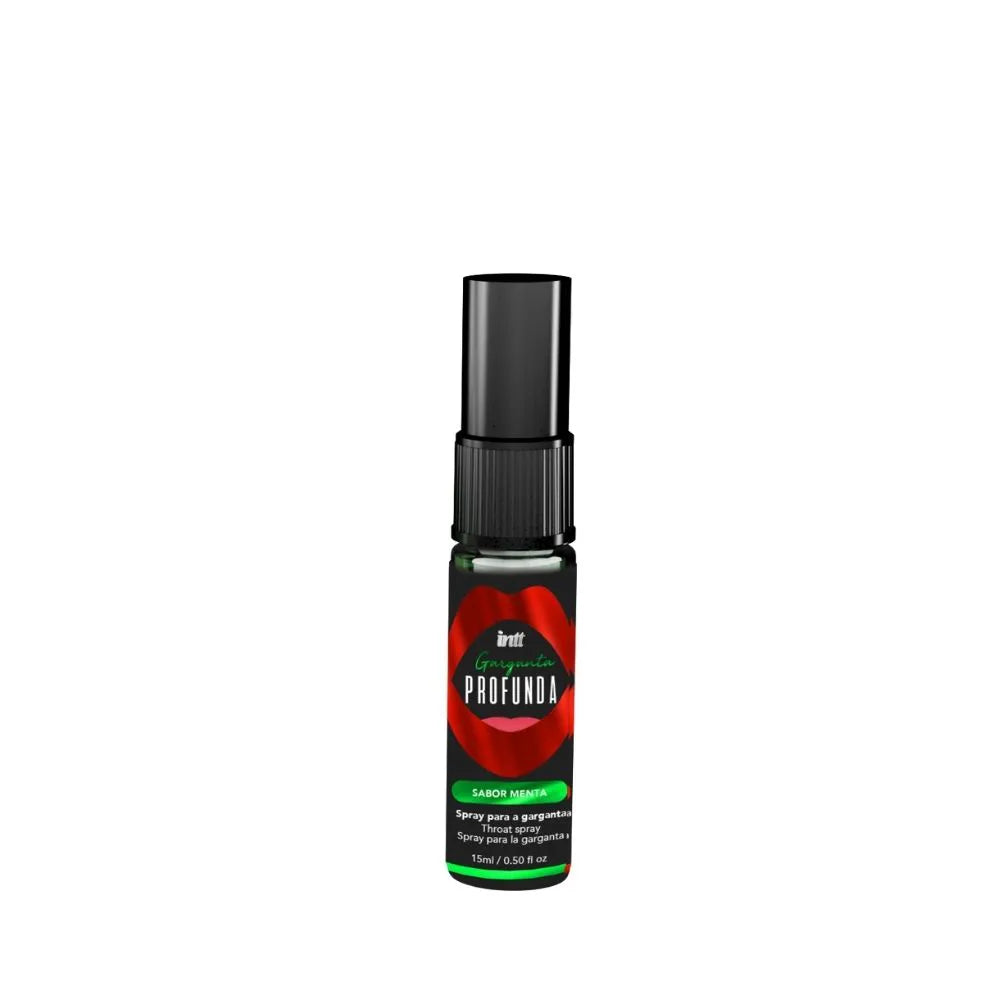 Ingredientes y modo de uso del spray Garganta Profunda sabor menta
