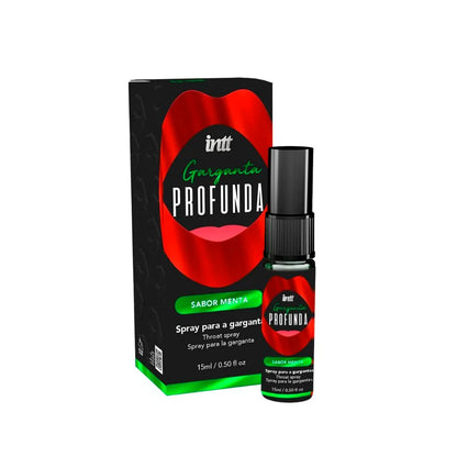 Spray Garganta Profunda sabor menta de 15ml para sexo oral