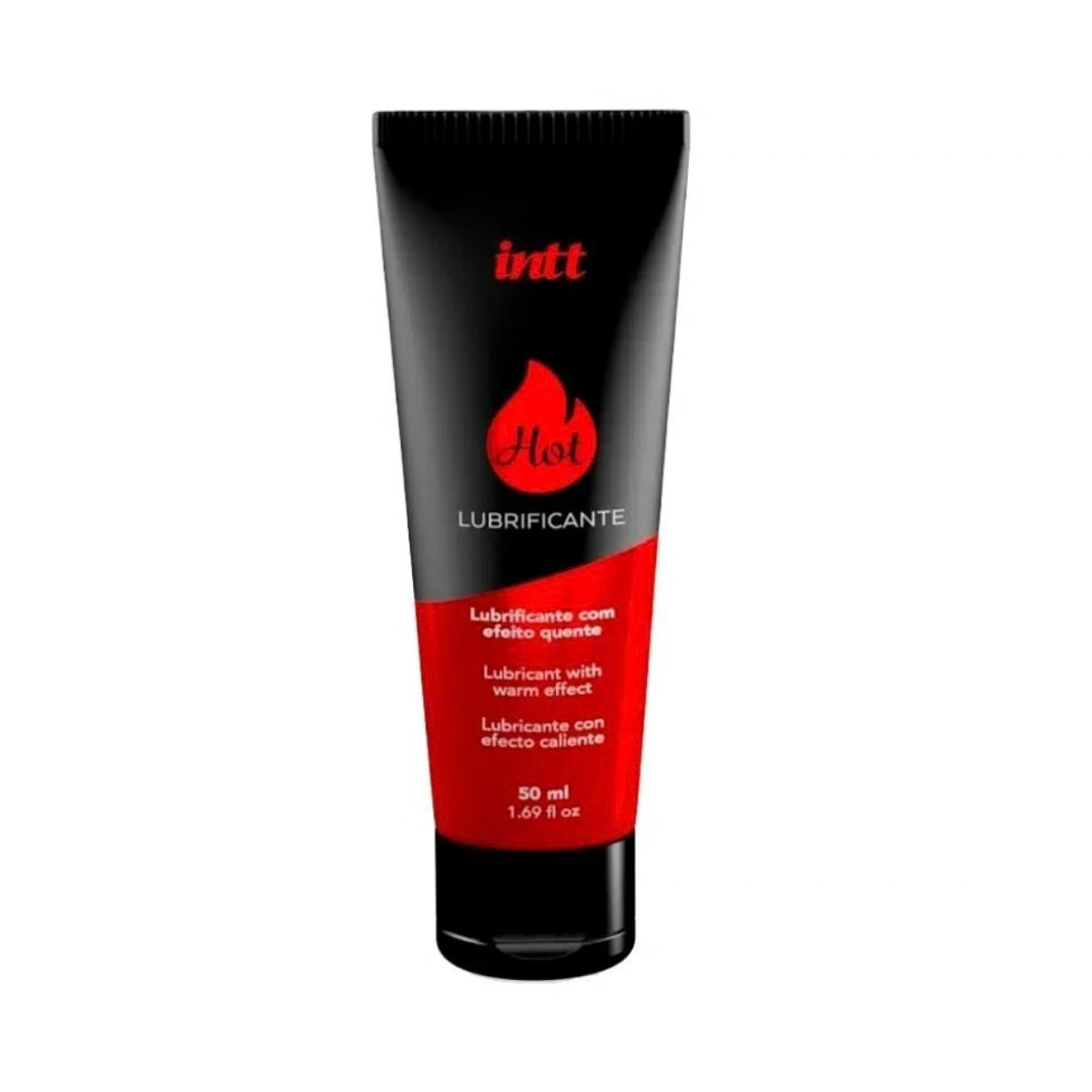 Gel deslizante corporal Hot de INTT con efecto calor y sabor a frutilla, 50 g