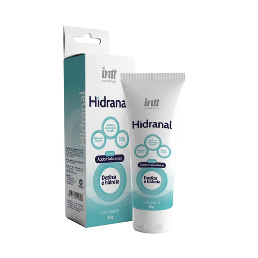 Detalle de la textura del gel lubricante e hidratante Hidranal