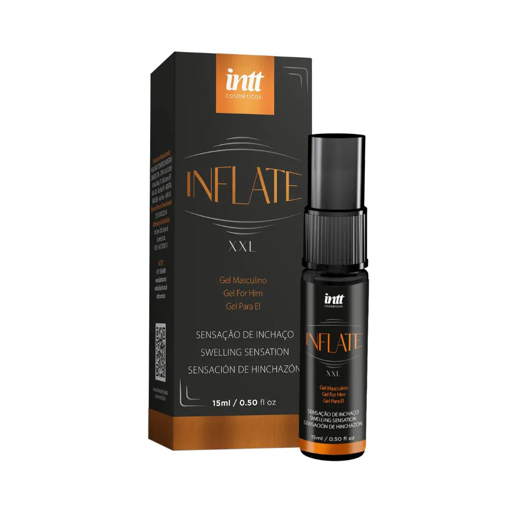 Inflate de INTT, estimulante masculino con efecto calor y aroma a canela, 15 ml
