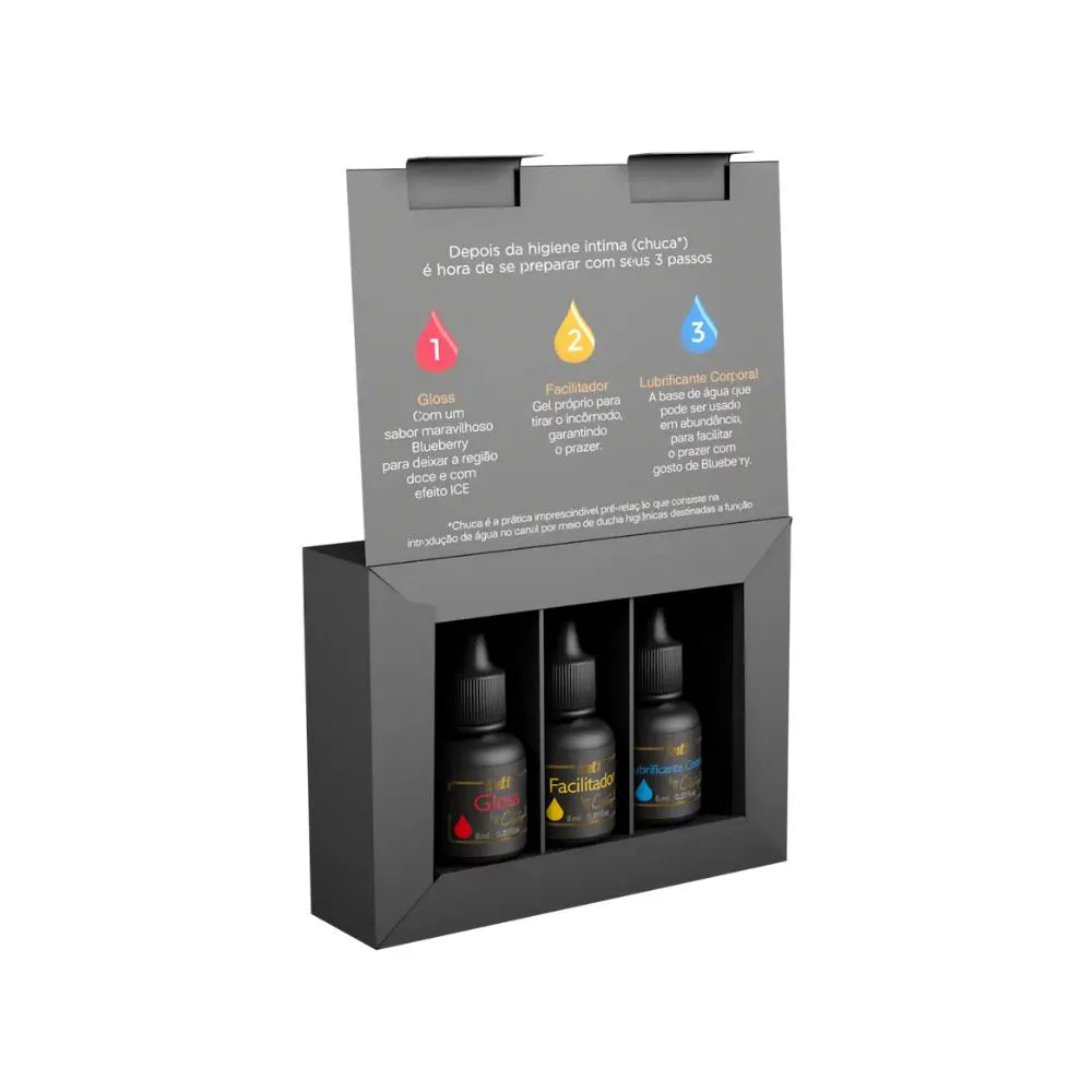 Kit Primer Anal Gel Besable Facilitador Deslizante