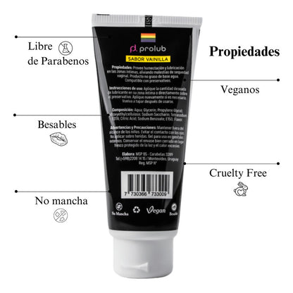 Lubricante con sabores frutilla – compatible con preservativos y juguetes
