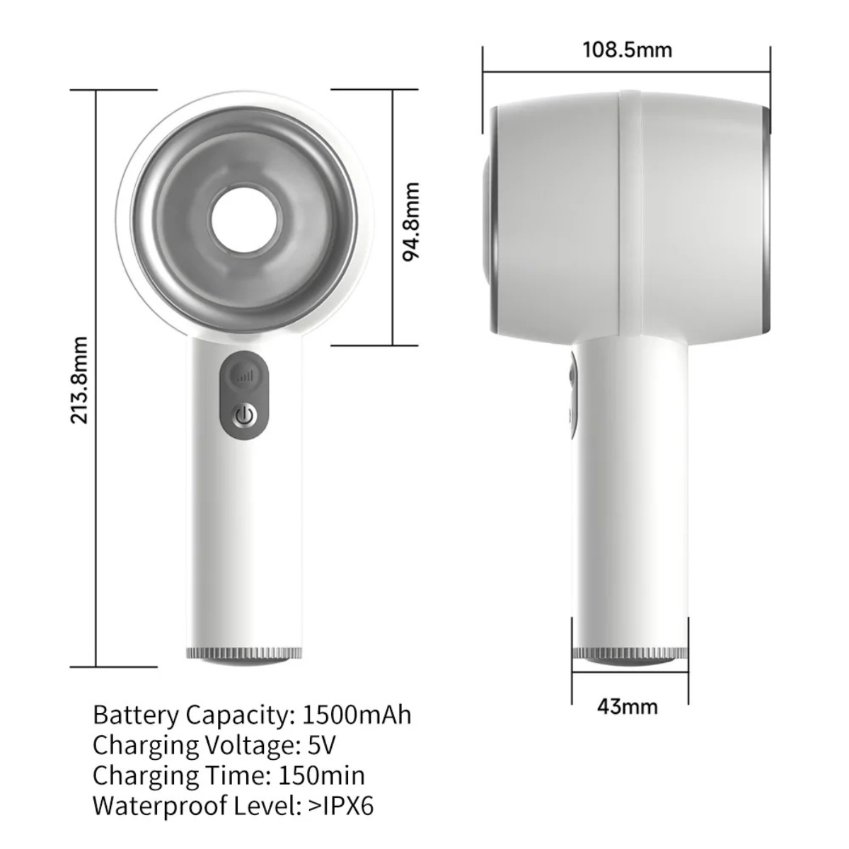 Estimulador para pene recargable USB-C diseño moderno