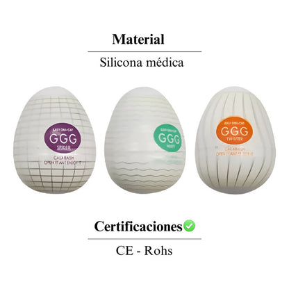 Masturbadores masculinos de silicona médica hipoalergénica