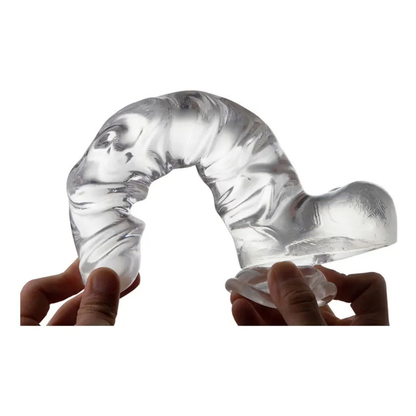Mummy en su empaque original, dildo jelly con ventosa