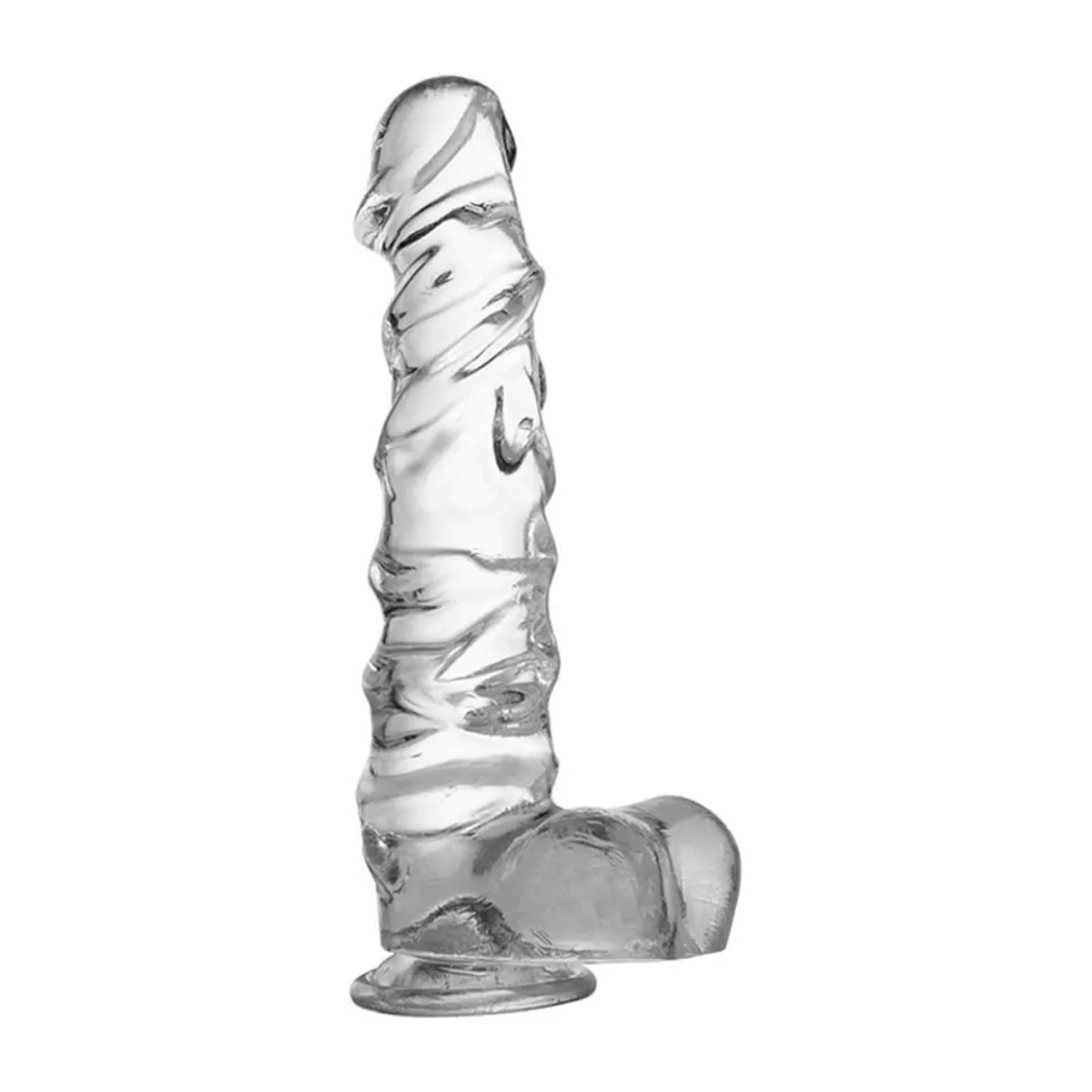 Dildo Jelly Mummy con ventosa, material suave y flexible