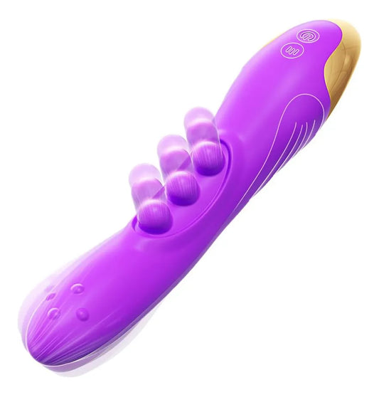 Vibrador Nero con vibración y pulsión, recargable por USB