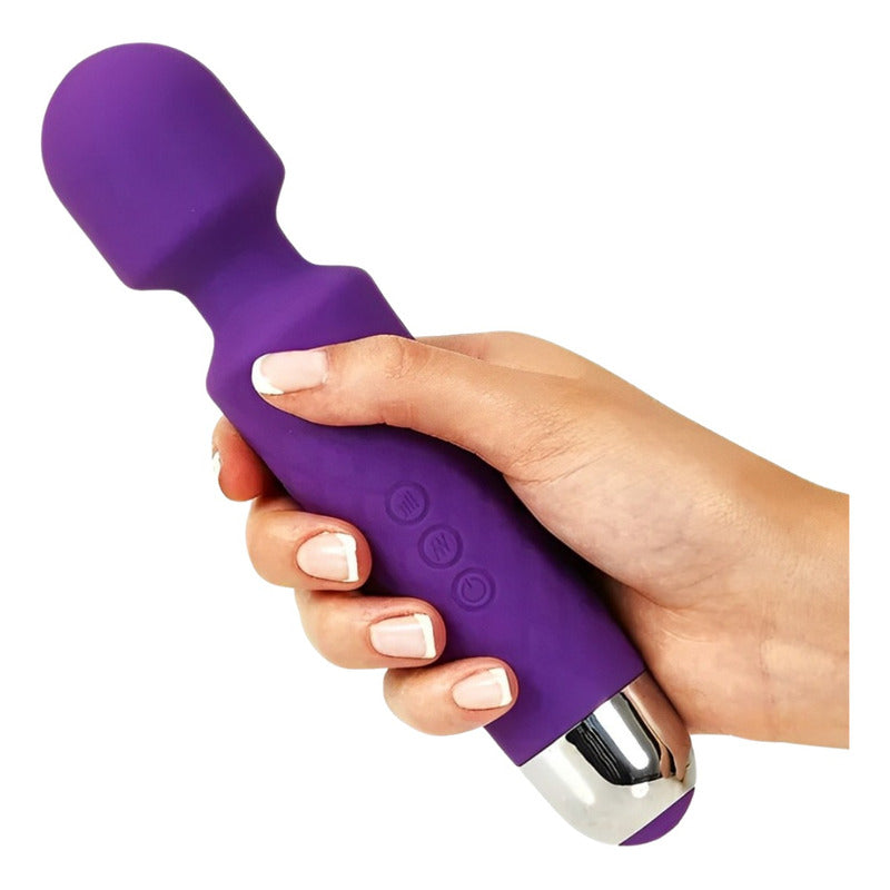 Vibrador recargable Niki de silicona médica color violeta
