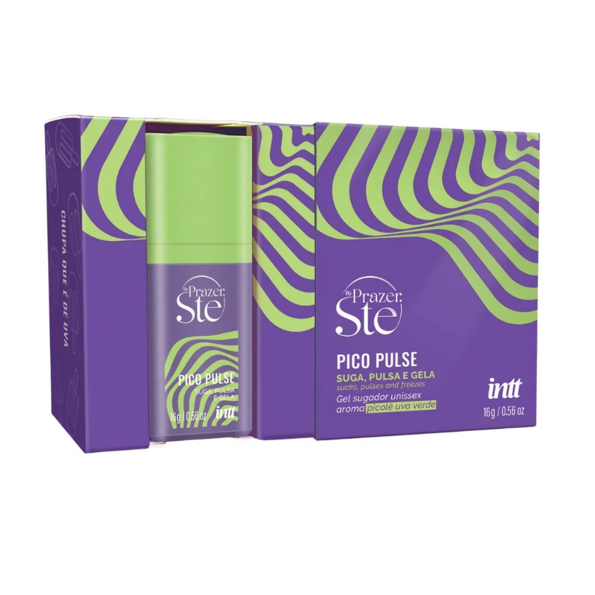 Detalle del gel Pico Pulse con efecto de succión, pulsación y frescor