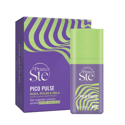 Gel estimulante Pico Pulse de INTT con aroma a uva verde, 16 g