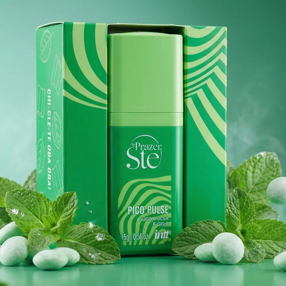 Gel Excitante Sabor Menta 16g - Succión, pulsación y vibración