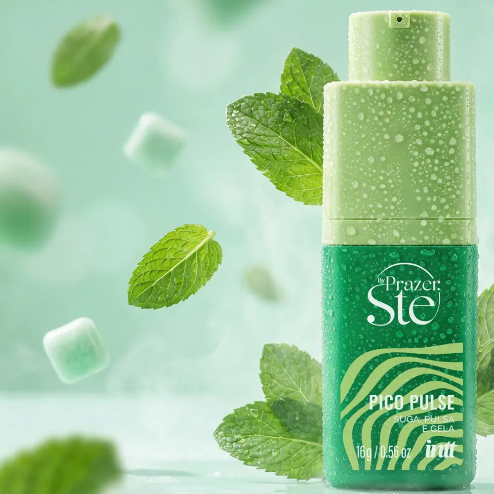Gel Excitante Sabor Menta 16g - Succión, pulsación y vibración