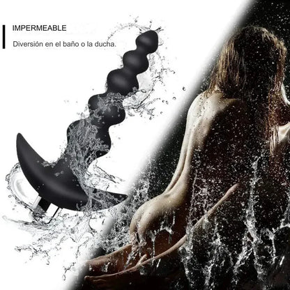Plug Anal + Vara Vibradora + Gel Lubricante – Doble Estimulación
