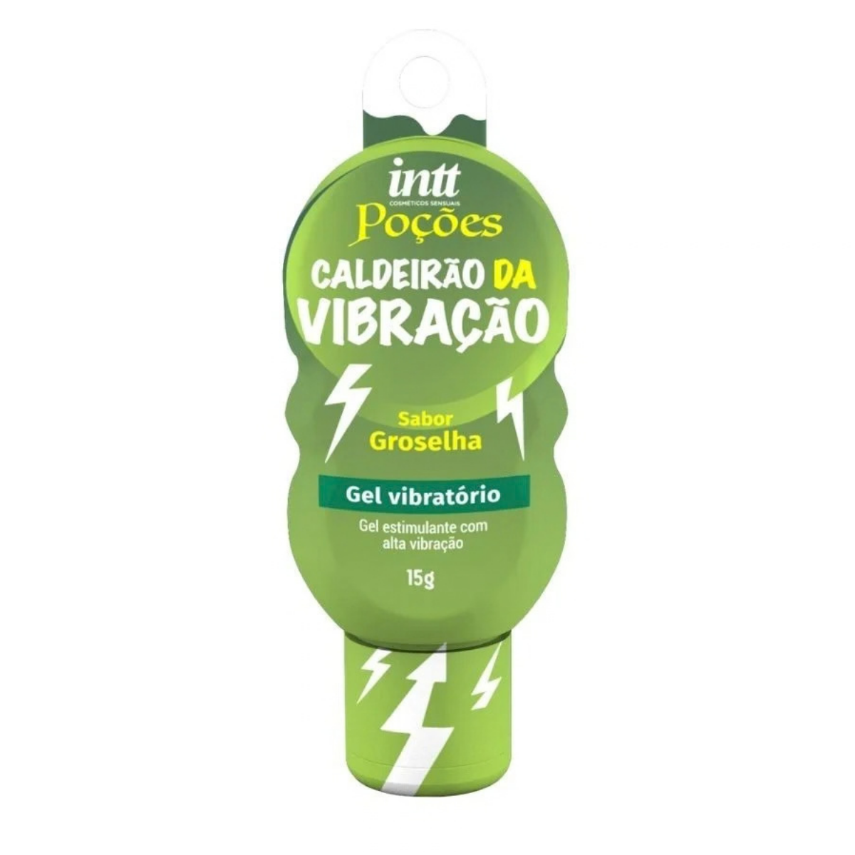 Gel Poção Caldeirão da Vibração de INTT con efecto vibración y aroma a grosella