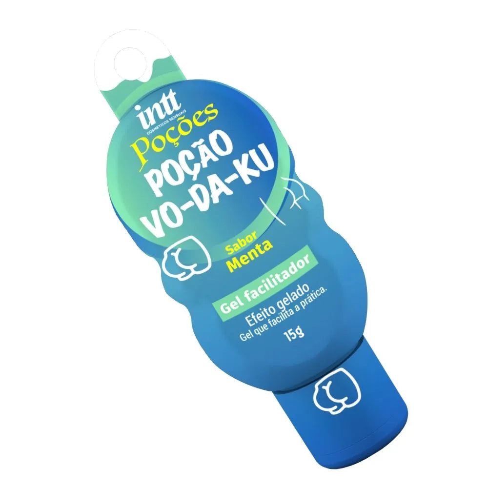 Poción Vo-da-ku de INTT, gel corporal con efecto frío y aroma a menta, 15 g
