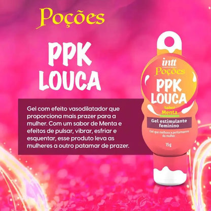 PPK Louca Gel Femenino Efecto Pulsante 15g