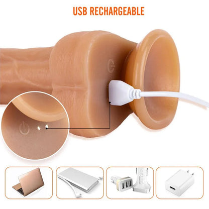 Noah – Vibrador Realista de Silicona con Ventosa (22 cm)