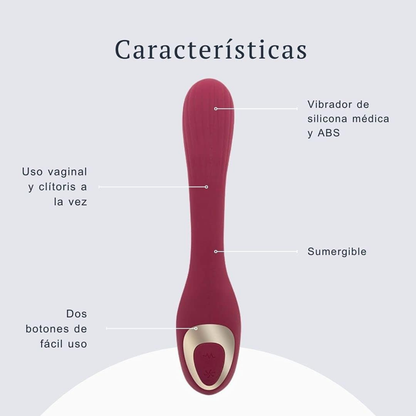 Estimulador femenino con 10 modos de succión y vibración